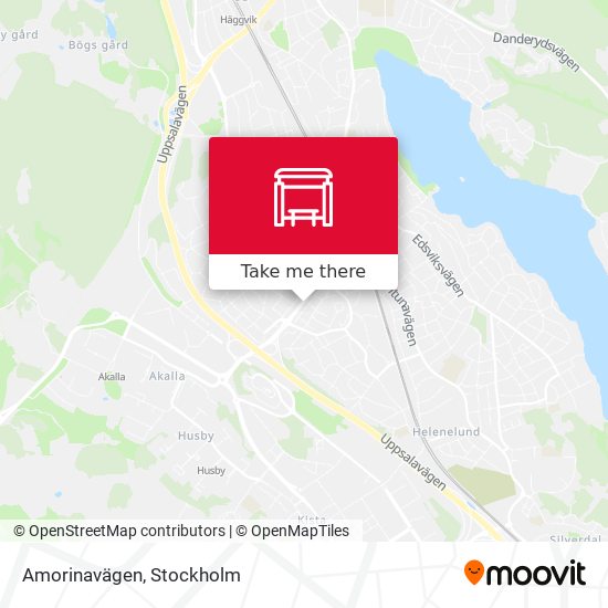 Amorinavägen map