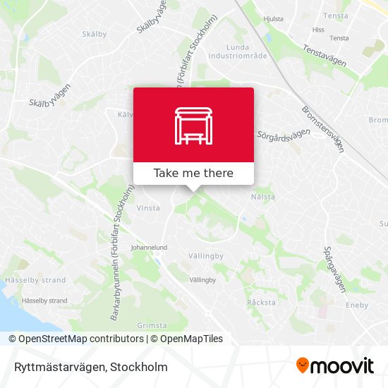 Ryttmästarvägen map