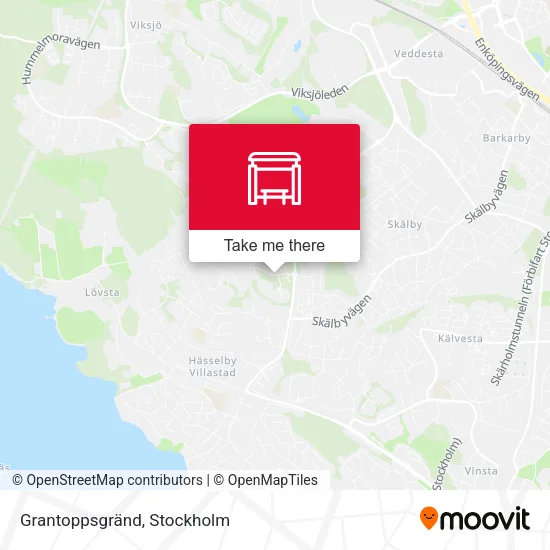 Grantoppsgränd map