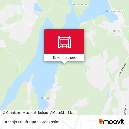 Ängsjö Friluftsgård map