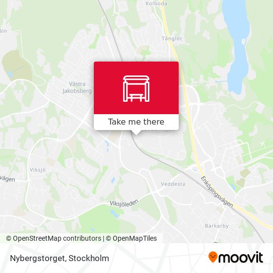 Nybergstorget map