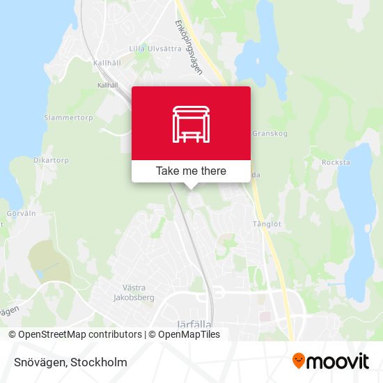 Snövägen map