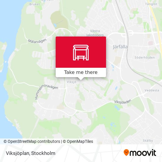 Viksjöplan map