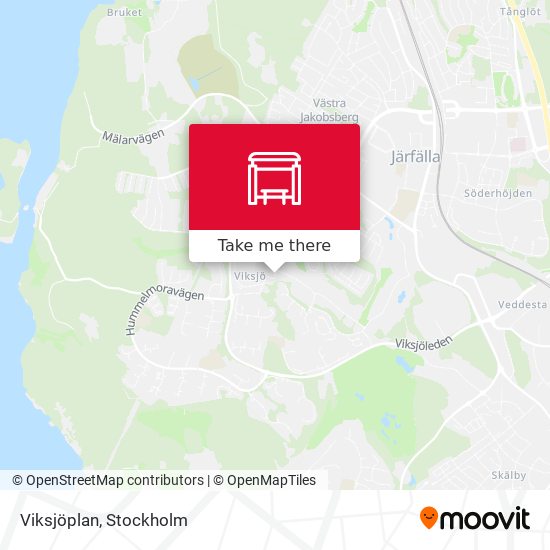 Viksjöplan map