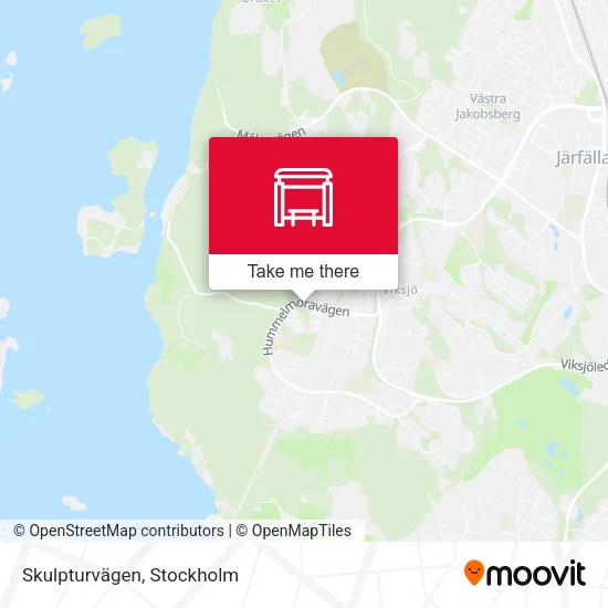 Skulpturvägen map