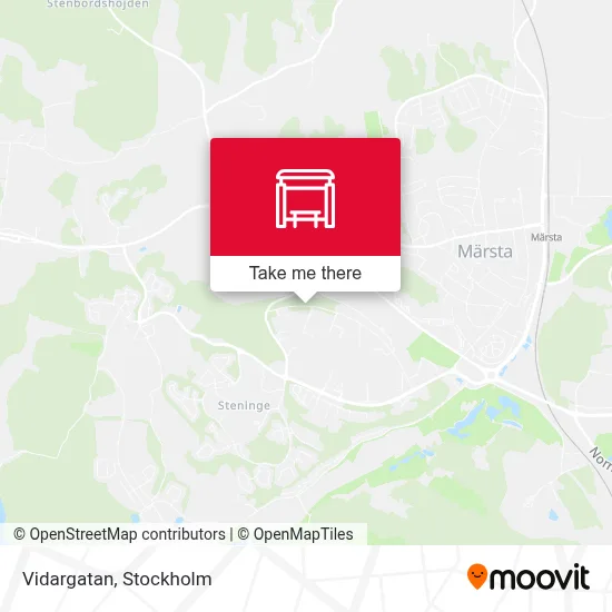Vidargatan map