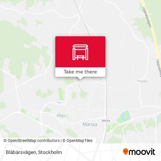 Blåbärsvägen map