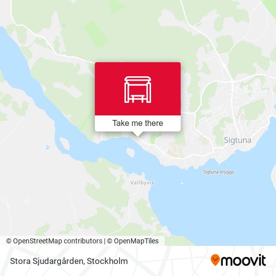 Stora Sjudargården map