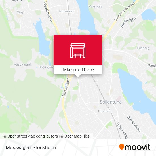 Mossvägen map