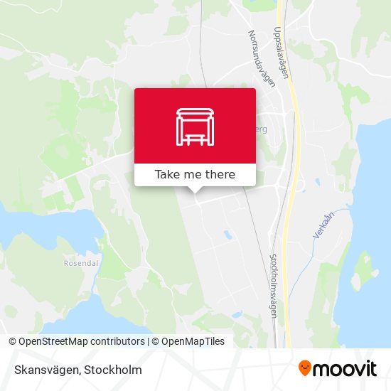 Skansvägen map