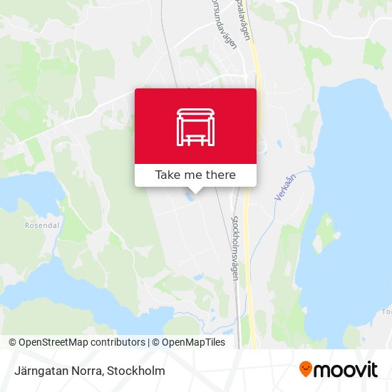 Järngatan Norra map