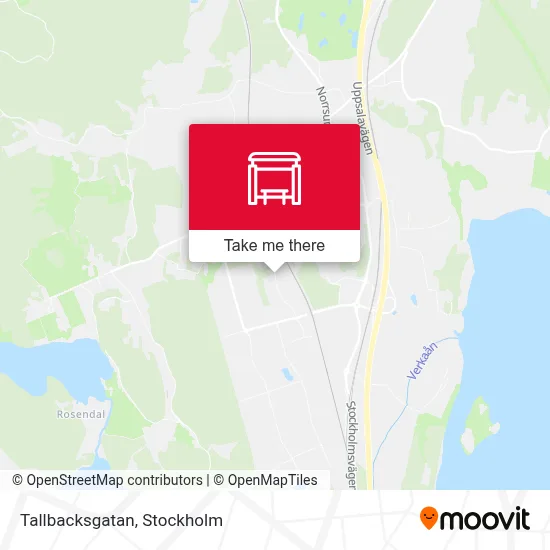 Tallbacksgatan map