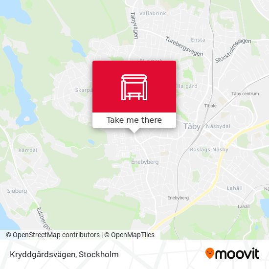Kryddgårdsvägen map