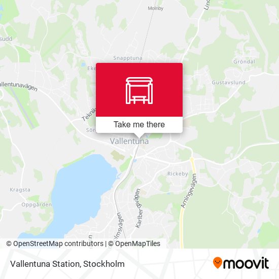 Vallentuna Station map