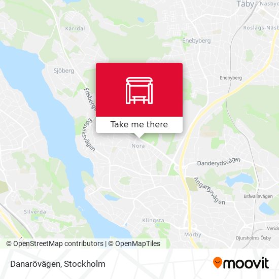 Danarövägen map