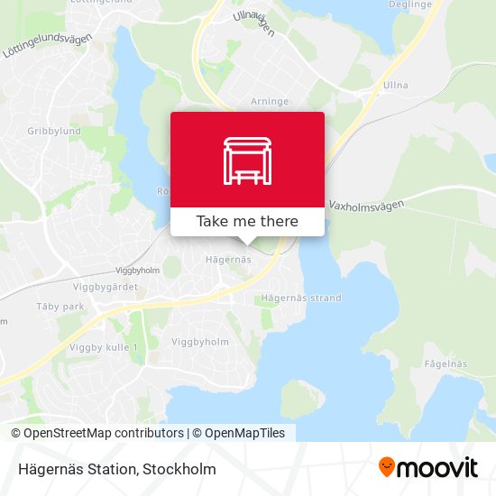 Hägernäs Station map