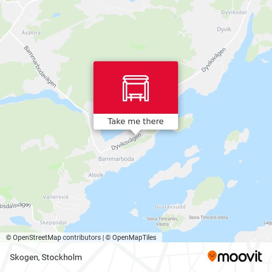 Skogen map