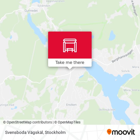 Svensboda Vägskäl map