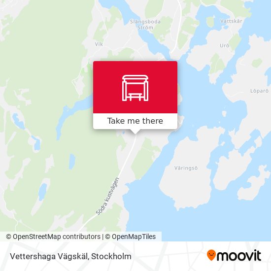 Vettershaga Vägskäl map