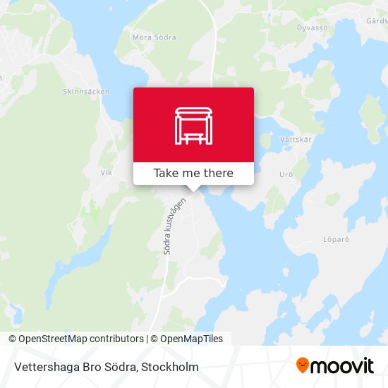 Vettershaga Bro Södra map