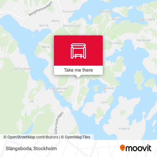 Slängsboda map