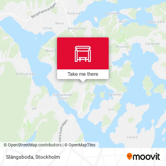 Slängsboda map