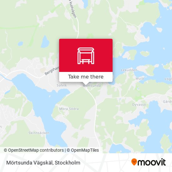 Mörtsunda Vägskäl map