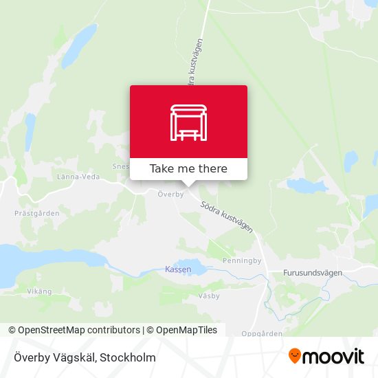 Överby Vägskäl map