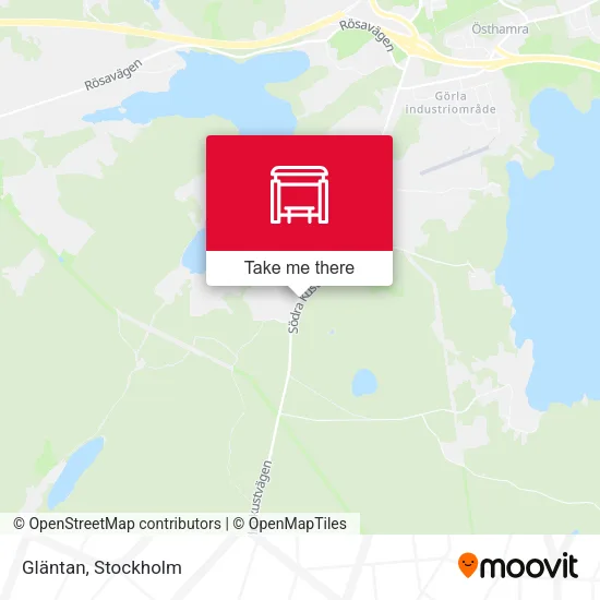 Gläntan map