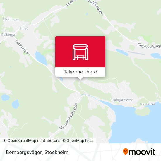 Bombergsvägen map