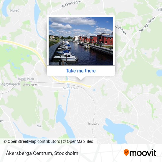 Åkersberga Centrum map