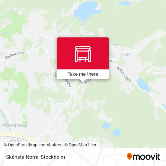 Skånsta Norra map