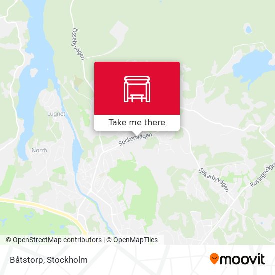 Båtstorp map