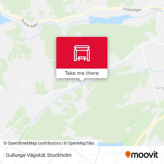 Gullunge Vägskäl map