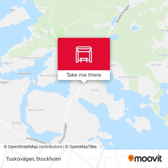 Tuskövägen map