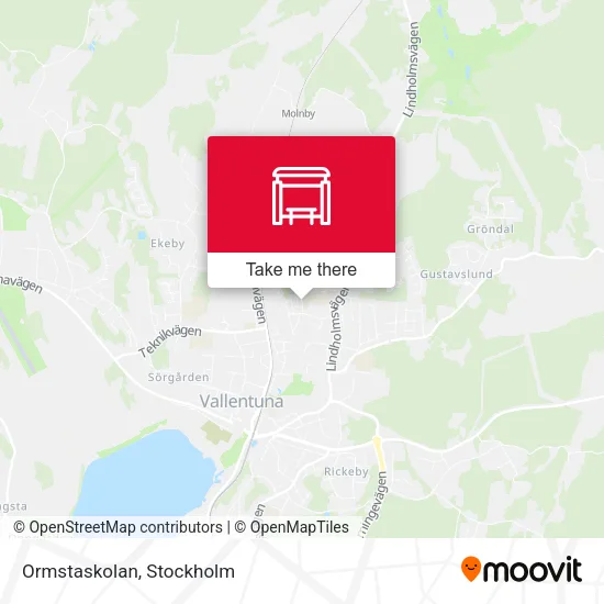 Ormstaskolan map