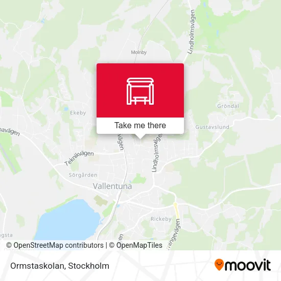 Ormstaskolan map