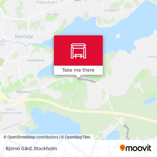 Björnö Gård map