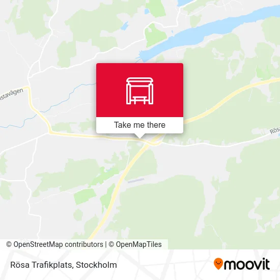 Rösa Trafikplats map