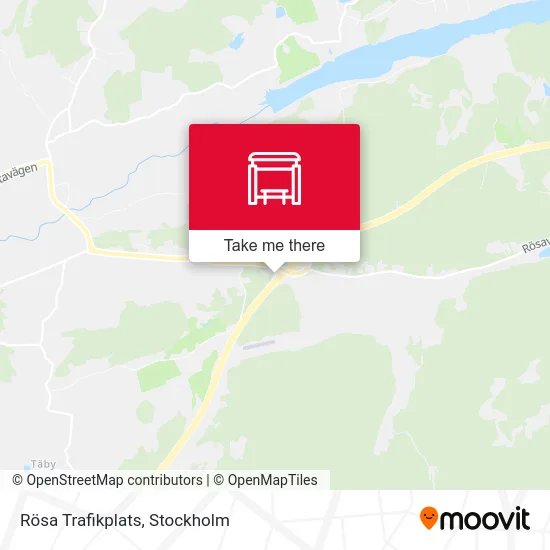 Rösa Trafikplats map
