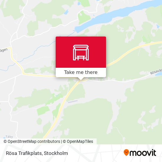 Rösa Trafikplats map