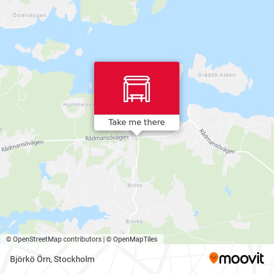 Björkö Örn map