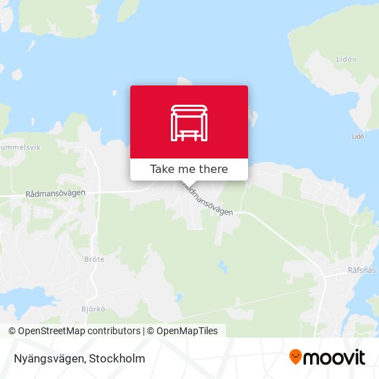 Nyängsvägen map