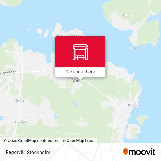 Fagervik map