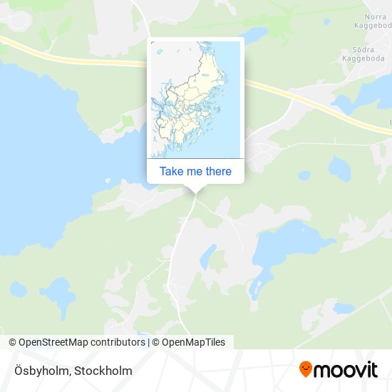 Ösbyholm map