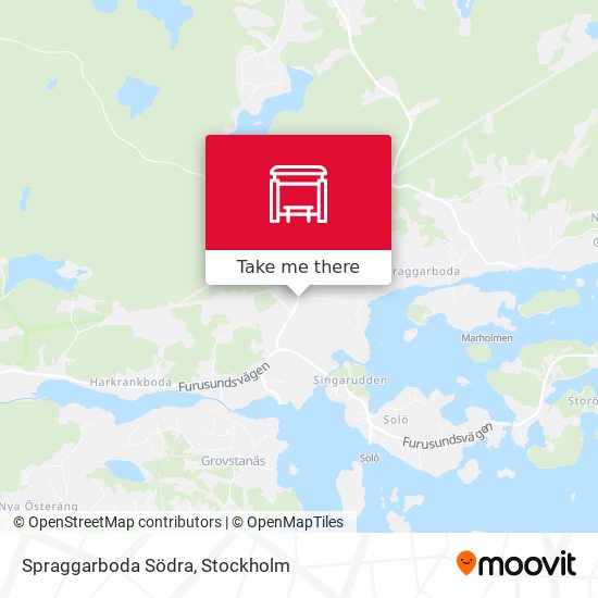 Spraggarboda Södra map