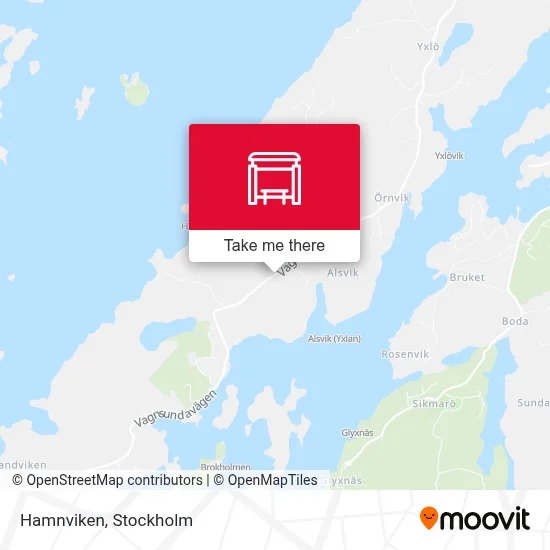 Hamnviken map