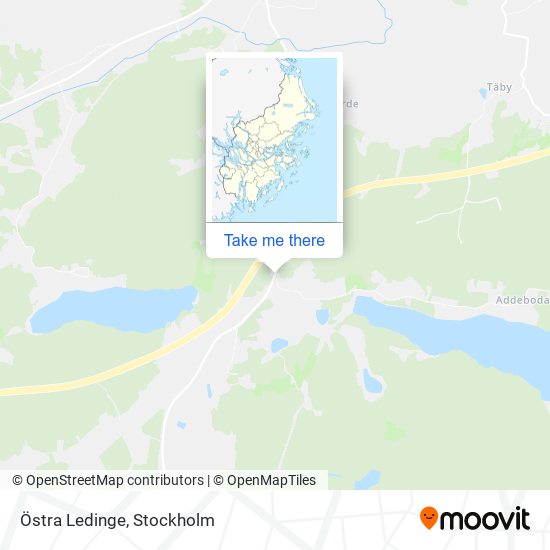 Östra Ledinge map