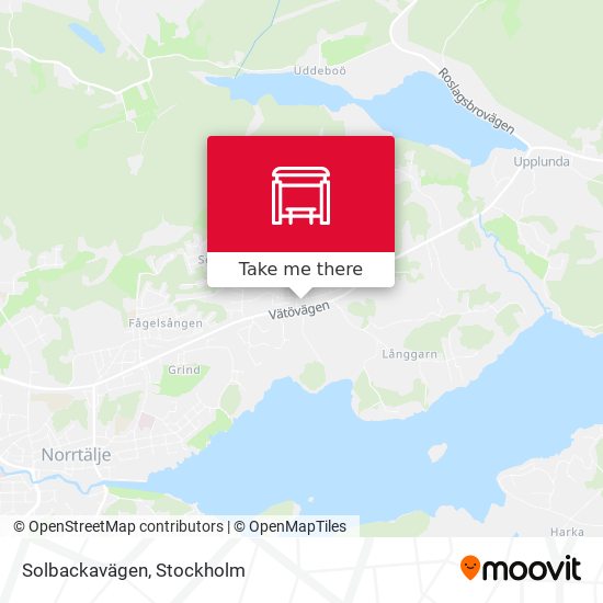 Solbackavägen map