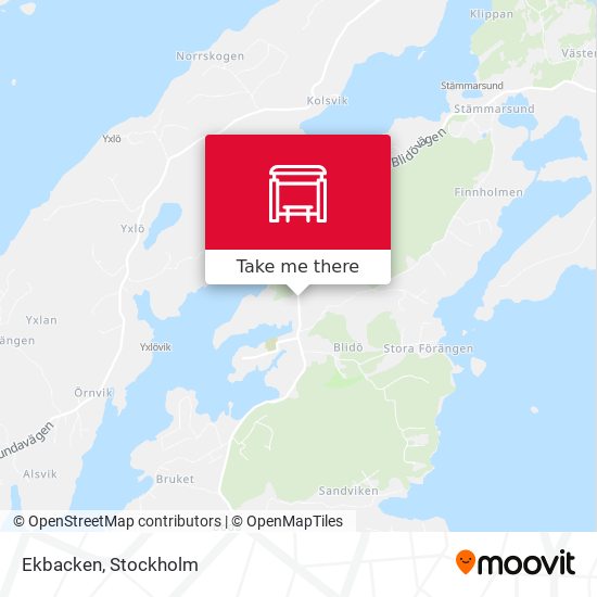 Ekbacken map